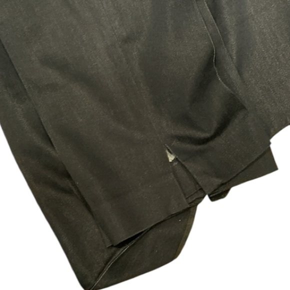 Chelsea & Theodore Navy 2 PC  Pantsuit EUC. Featuring asymmetrical button front - Picture 6 of 11